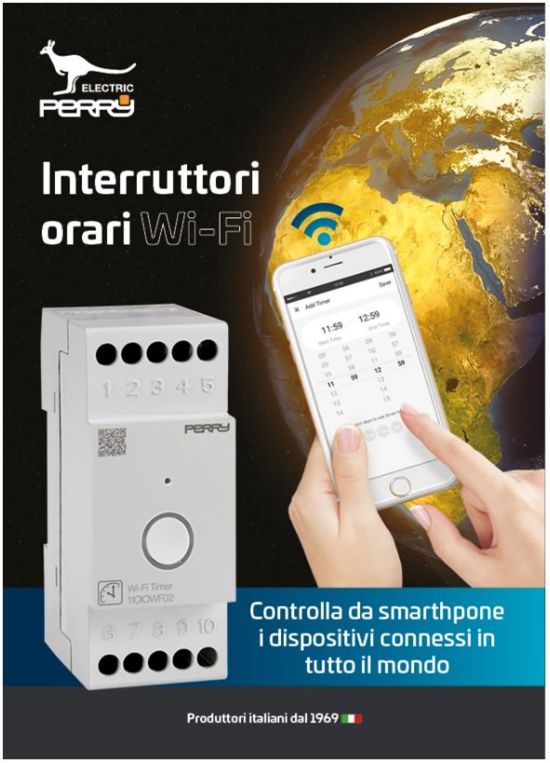 Perry  Interruttore Orario Wifi Barra Din  un prodotto in offerta al miglior prezzo online