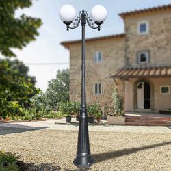 Garden Pole 2 Lights Orione Height 2